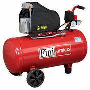 Sprężarka tłokowa AMICO, 8 bar, zbiornik 50 l, 230 V, 115 l/min, 1,5kW - Fini